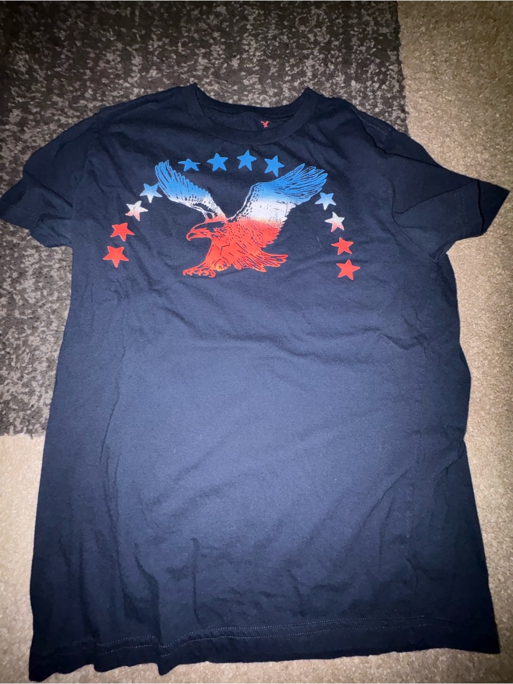 American Eagle Outfitters Classic Fit Patriotic Graphic Tee - Size M